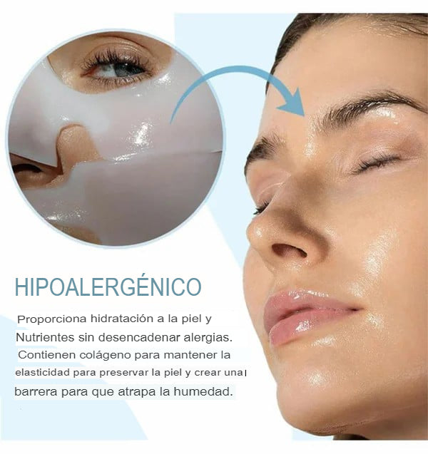 Último día – 49% de descuento🔥Mascarilla lifting antiarrugas de colágeno de acción profunda